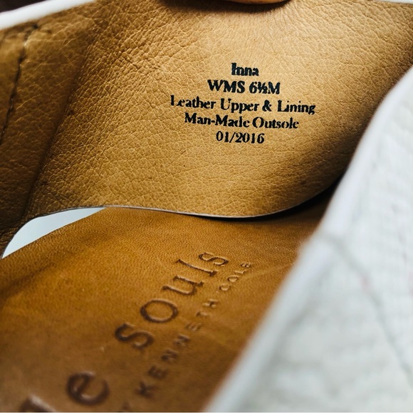 Gentle Souls Inna Snake Print Leather Wedge Sandals. - Picture 10 of 10